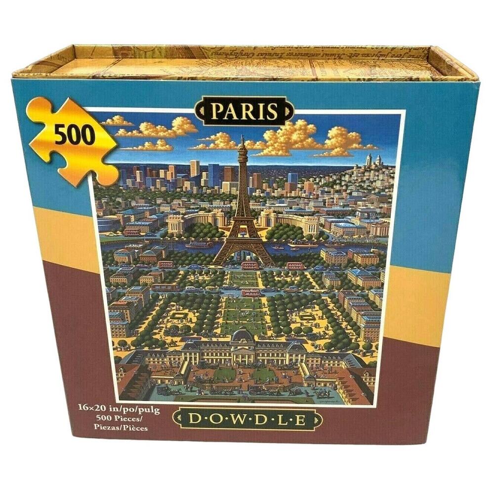 NEW Dowdle Jigsaw Puzzle Paris 500 Pieces 16 x 20 in GREAT FOR TO GIFT